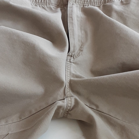 Austin Clothing Co Khaki 100% Cotton Drawstring Waist Short Sz XL - Picture 5 of 6